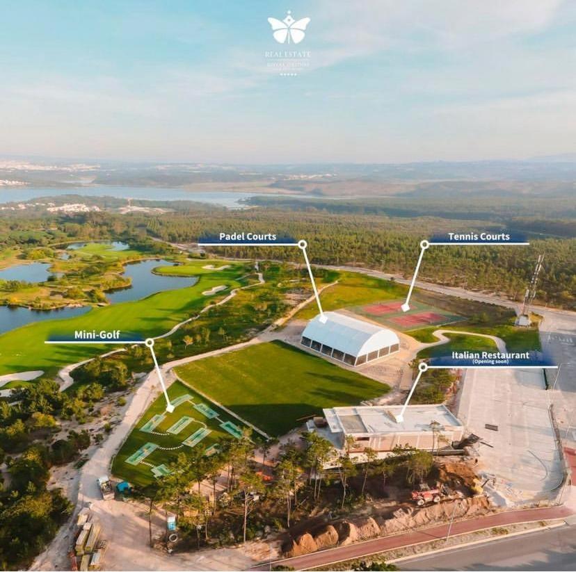Royal Obidos Scenic Resort Прайя-дель-Рей Экстерьер фото Aerial view of the facilities